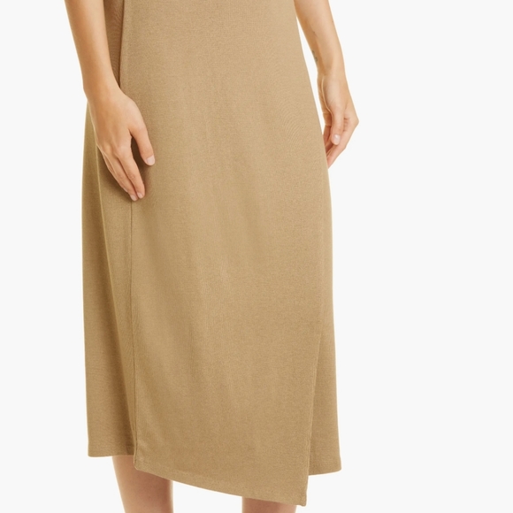 Vince | Women's Overlap Skirt | Dark Wheat | Medium - Picture 4 of 4
